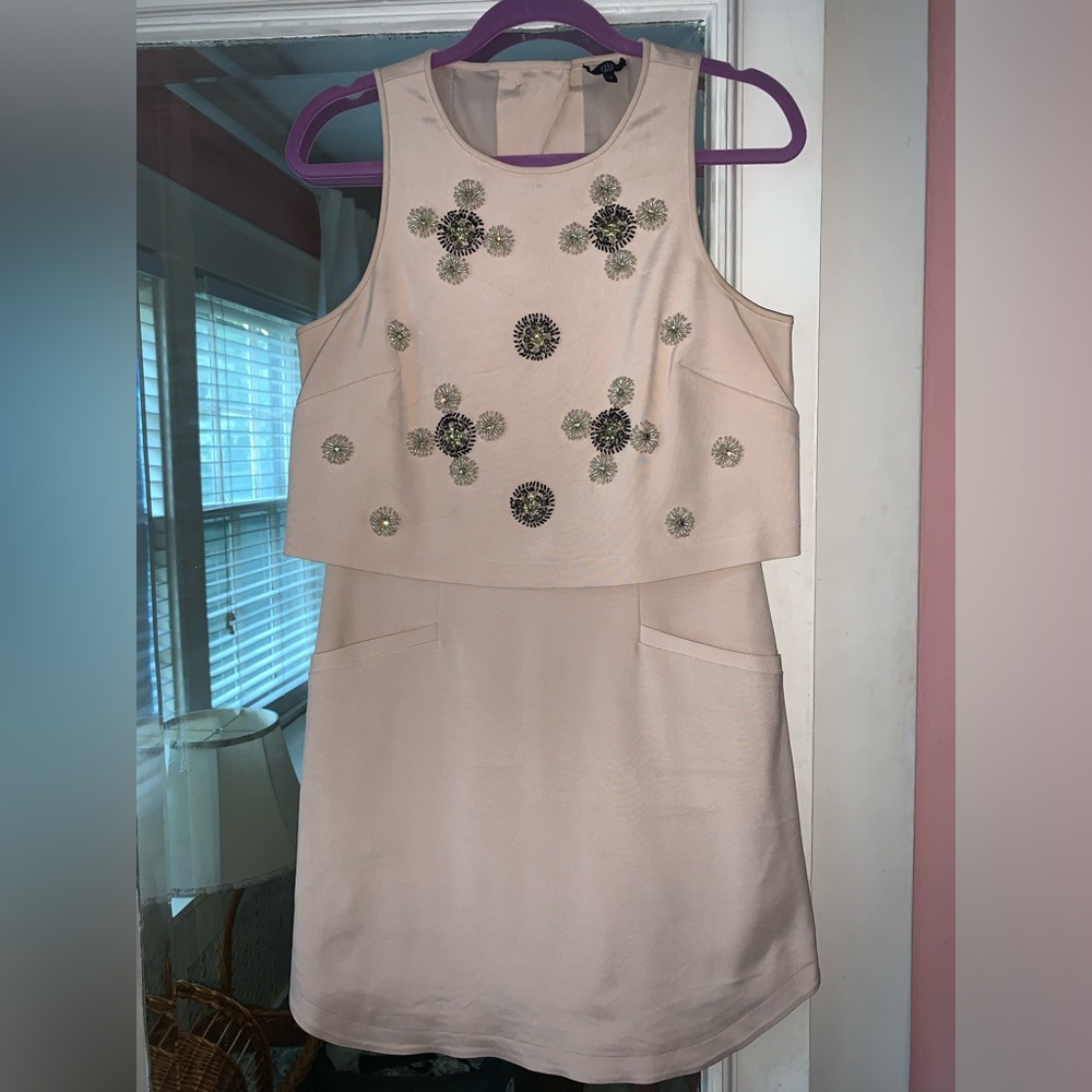 Tibi embellished mini dress